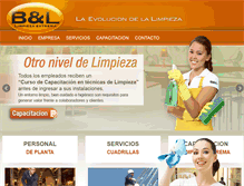 Tablet Screenshot of limpiezaextrema.com